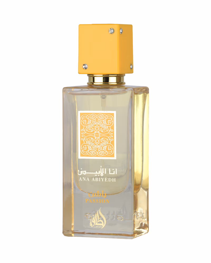 Lattafa Ana Abiyedh Passion, frasco de 60 ml